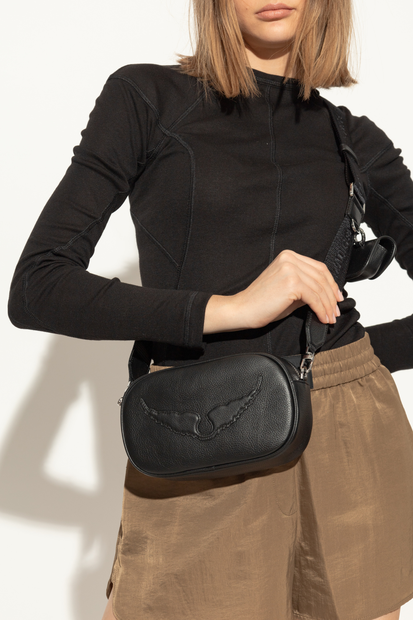ショルダーバッグ・ポシェット ZADIG & VOLTAIRE Woman Shoulder bag Black LWBA03907 011 Zadig & Voltaire Shoulder bag Rock With You | Women's Bags